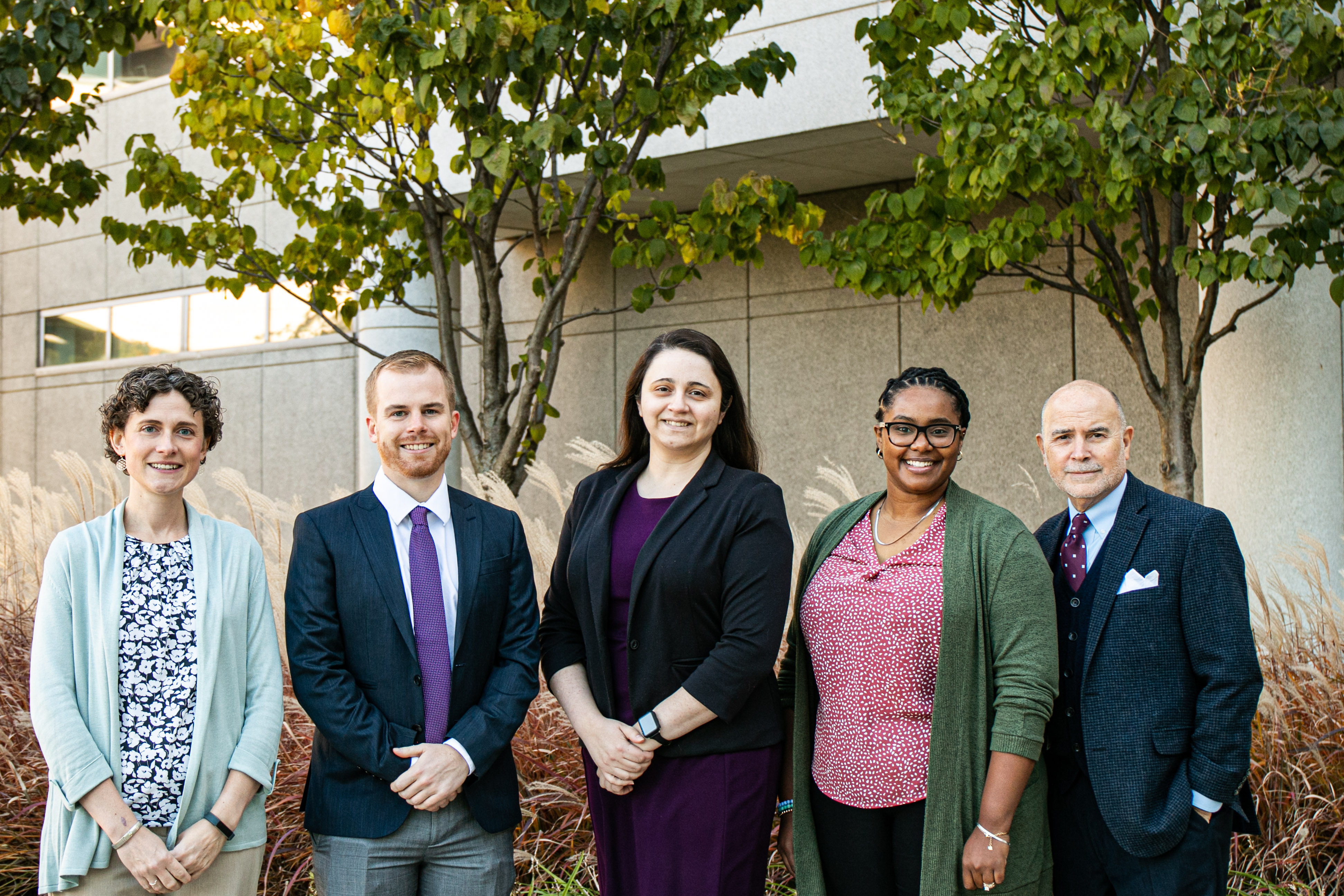 The HSC Ministry team outside the Cuneo Center.